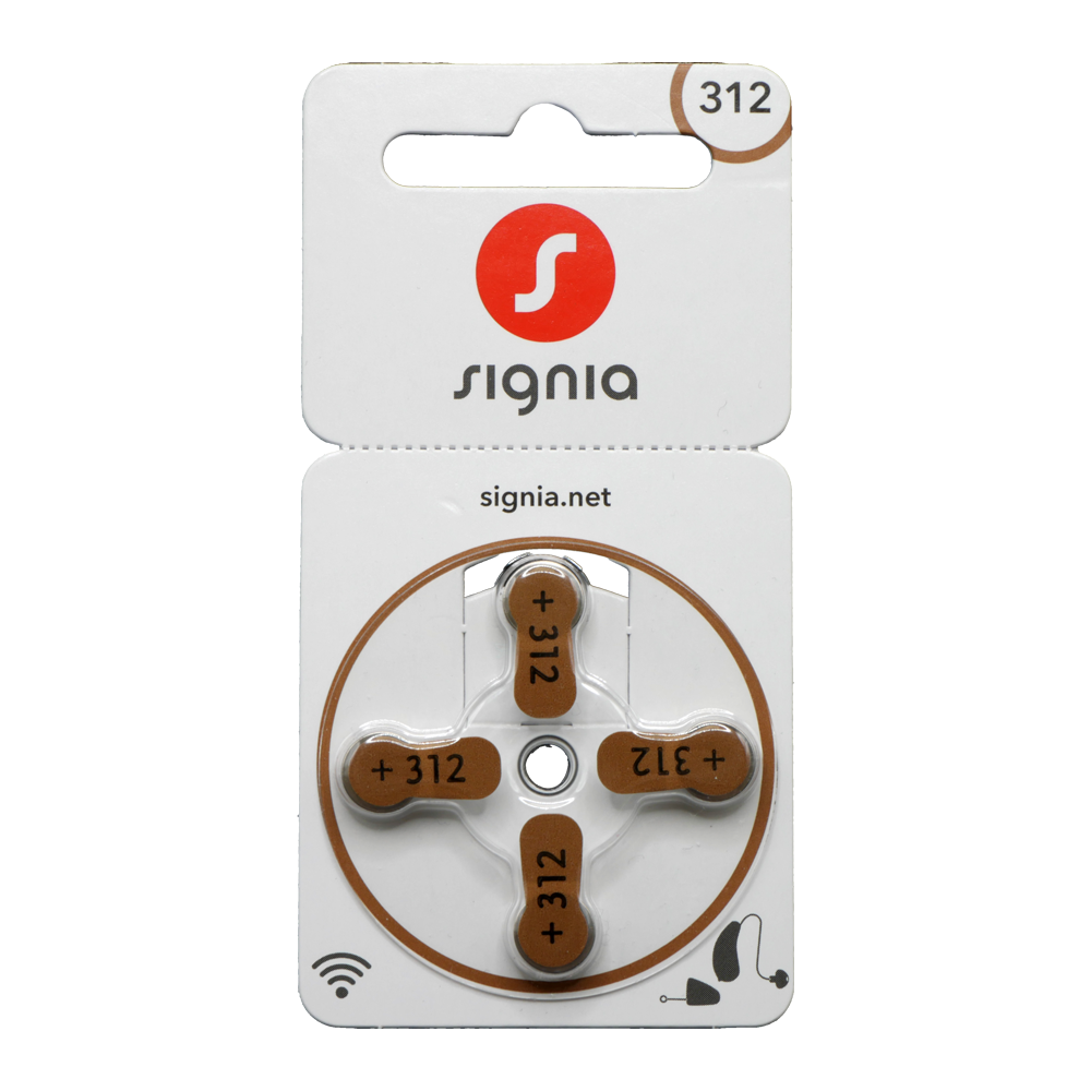 Hearing Aid Batteries P312