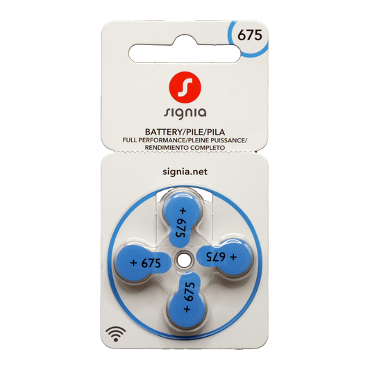 Hearing Aid Batteries P675