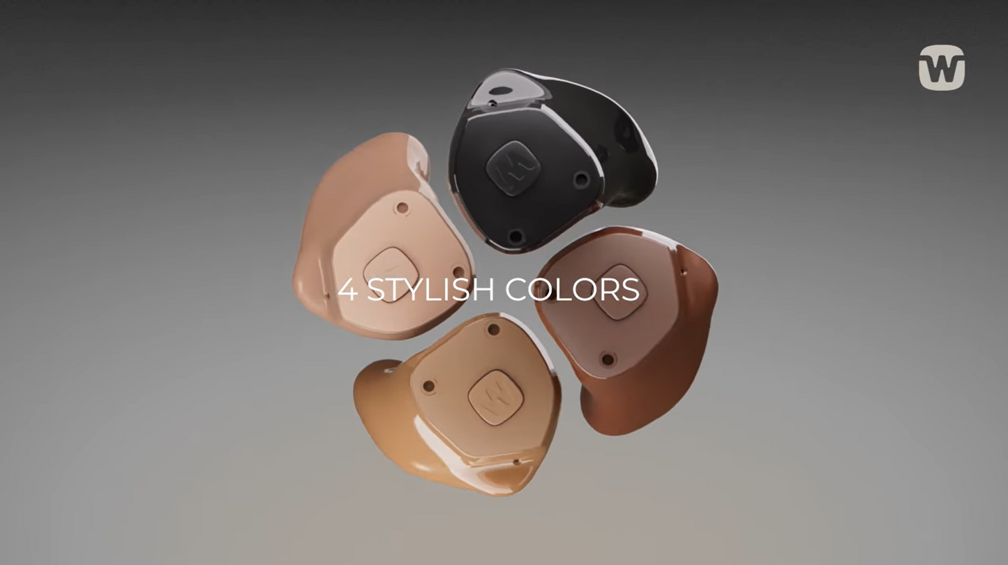 Widex Allure ITE Hearing Aid Pair